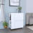 Bar Cart Two Pull-Down Door Cabinets And Two Open Shelves-470834381
