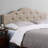 Charlie Twin Upholstered Tufted Round Headboard - Beige-444091682-444091680