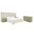 Nixa - Modern Beige Velvet Bed-1087290345