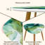 Ensemble de 2 tables basses gigognes Triangle