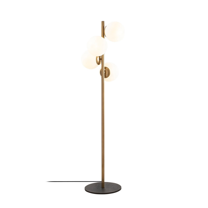 Lampe sur pied à branches 51 "Pékin, Or