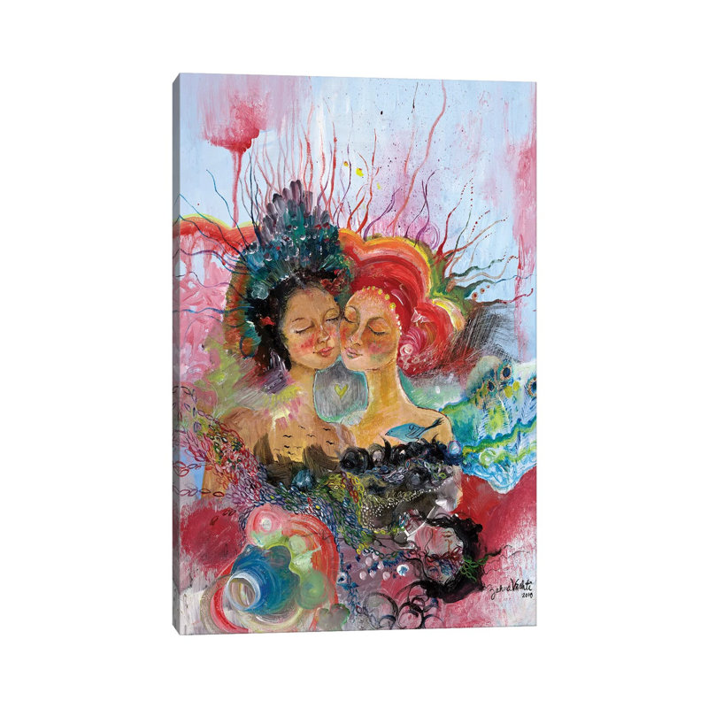 BFF - Wrapped Canvas Painting