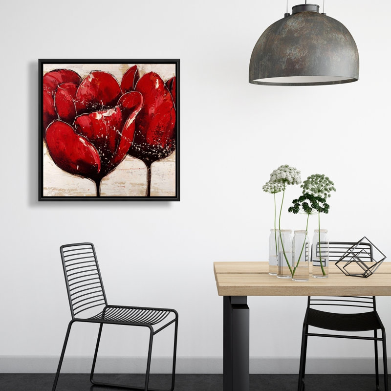 " Red Tulips Closeup "