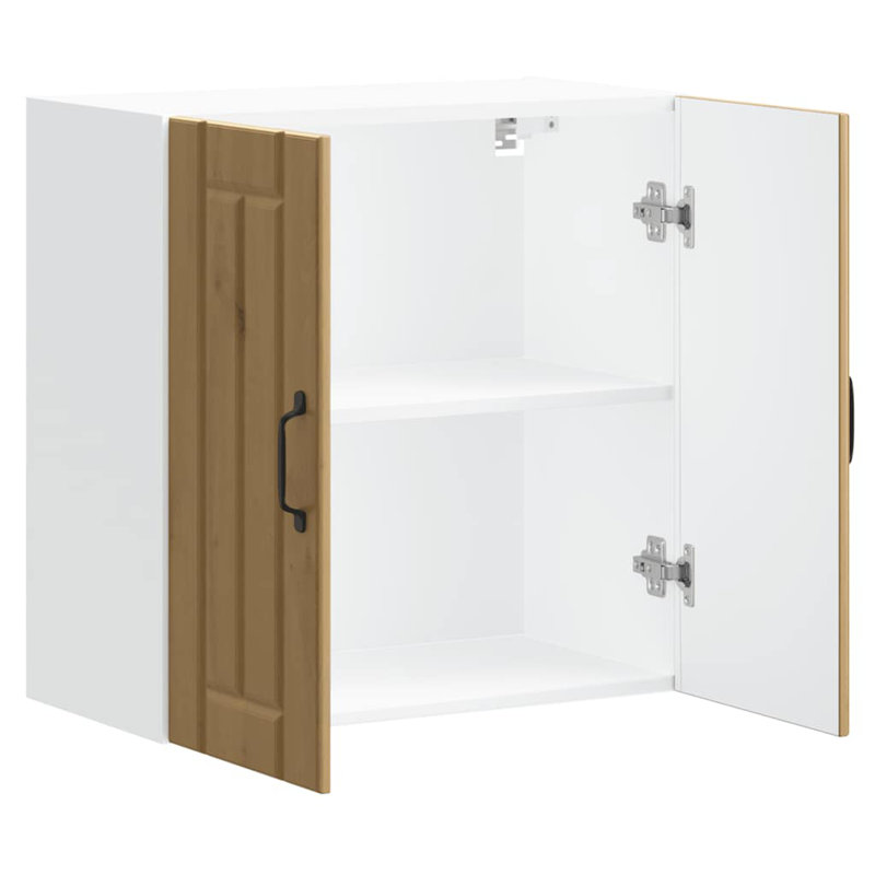 Standard Wall Cabinet, 60cm H x 60cm W x 31cm D, artisan oak