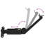 Vidaxl Lid Support Hinge Black Steel Hardware Furniture Metal Spring Mechanism