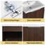 Ensemble de meuble-lavabo simple 23,64 po avec plateau en résine Argyl-97880672