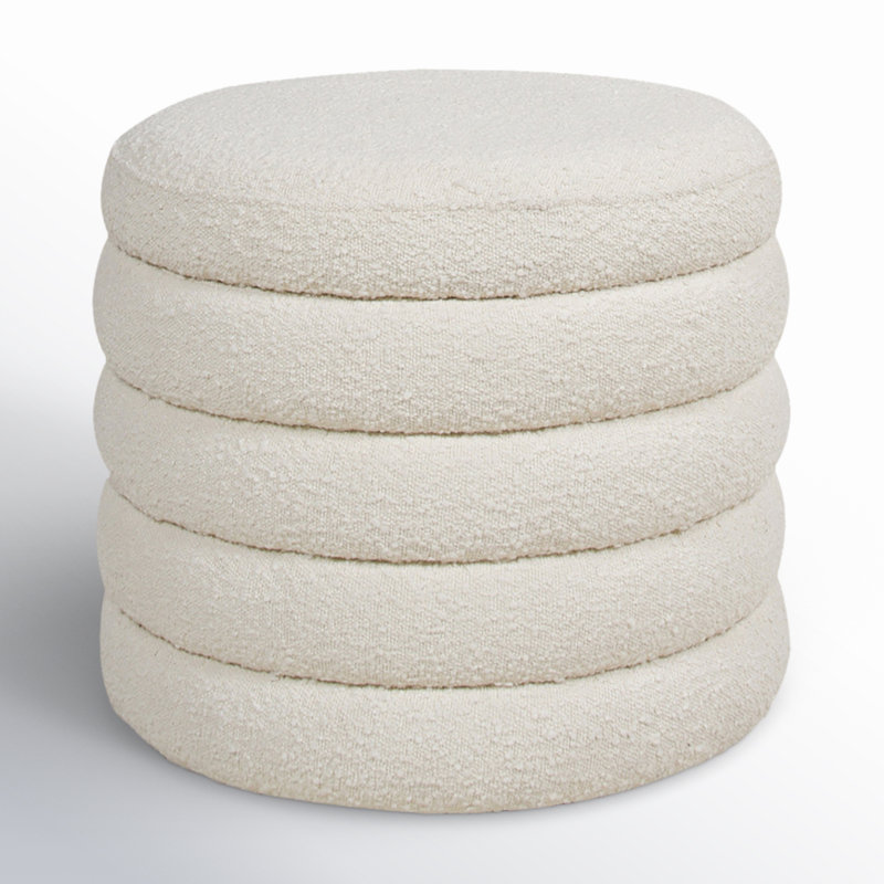 Helene Upholstered Storage Ottoman - Stylish & Functional