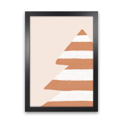 Stripey Xmas Tree By Orara - Print