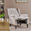 Fauteuil inclinable capitonné en tissu-1736306030