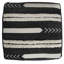 Repose-pieds 18 po noir 100% coton