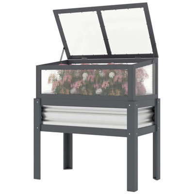 Flowers Box,Elevated Planter Box,Raised Garden Bed