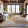 Premium Machine Washable Ducote AMF1067 Squares Rug