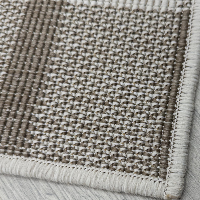 Runner Chequered Flatweave Area Rug, Runner 60 x 150 cm