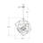 Ackland 6 - Light Caged Cubist Multifaceted Frame Interlock Pendant Chandelier Polished Chrome