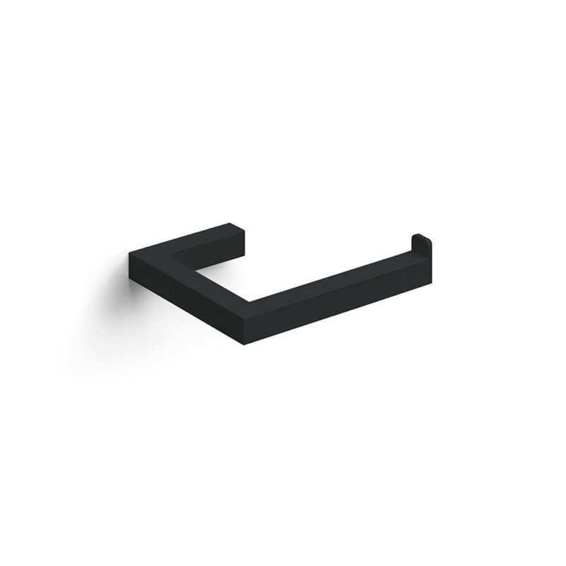 Gerla Wall Mount Toilet Paper Holder, Matte Black