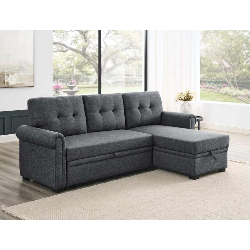 Canapé-lit et chaise longue réversible de 86 po Nyenkan