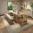 Rectangular Solid Wood Dining Tables-679622477