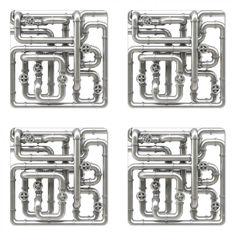 Square 4 Piece Coaster Set