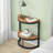 2-Tier Semi-Circle End Table