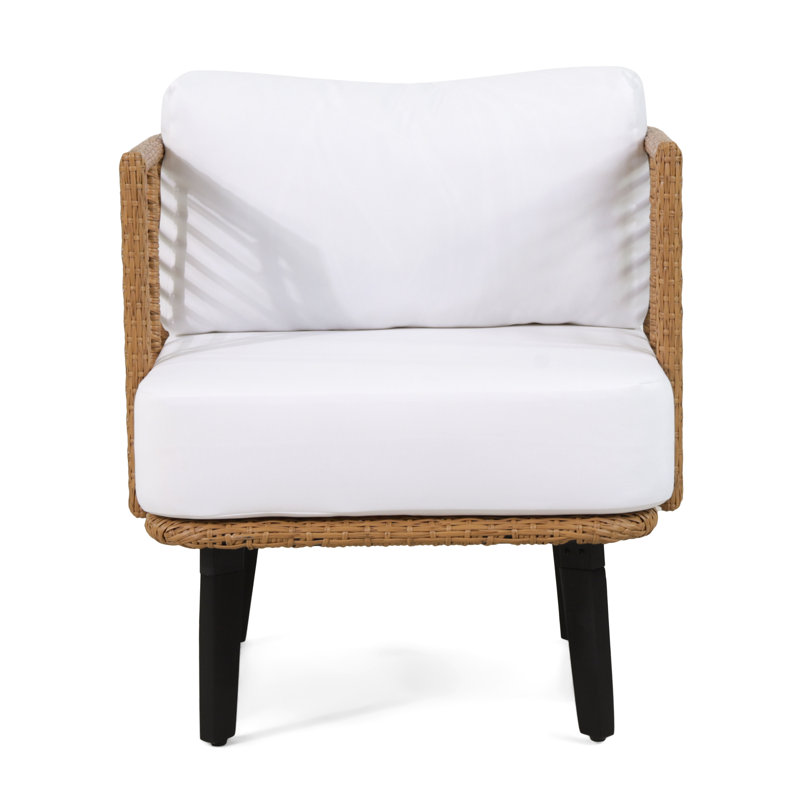 Kinne Wicker Outdoor Lounge Chair