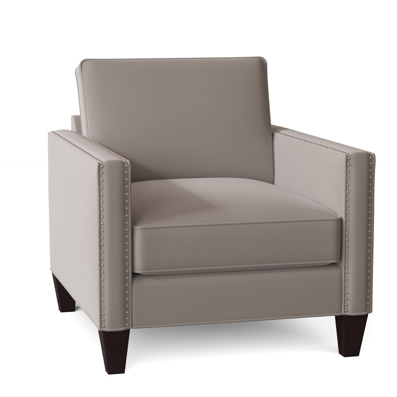 Fauteuil de 34 po de large Ellerkamp, Ciment Akiko