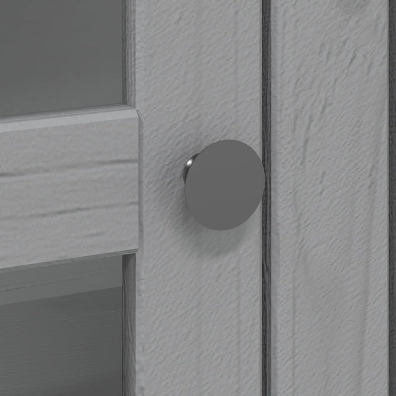 Evanoff Crockery Cupboard, Grey