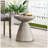 Outdoor Lightweight Concrete Side Table