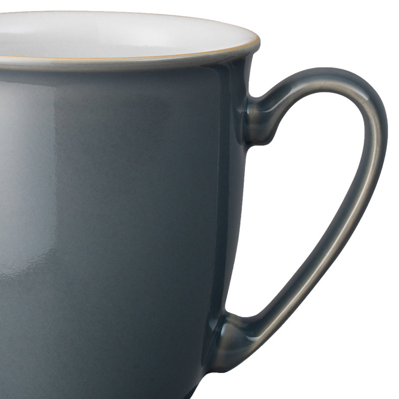 Elements Handmade Stoneware Coffee Mug, Fossil Gray