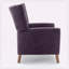 Chenille Wingback Recliner Chair-1605115964