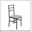 Ensemble de salle à manger cinq pièces de style industriel avec structure solide et chaises faciles à nettoyer, parfait pour les maisons modernes