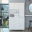 Kitchen Pantry, One Drawer, Multiple Cabinets, Two Open Shelves