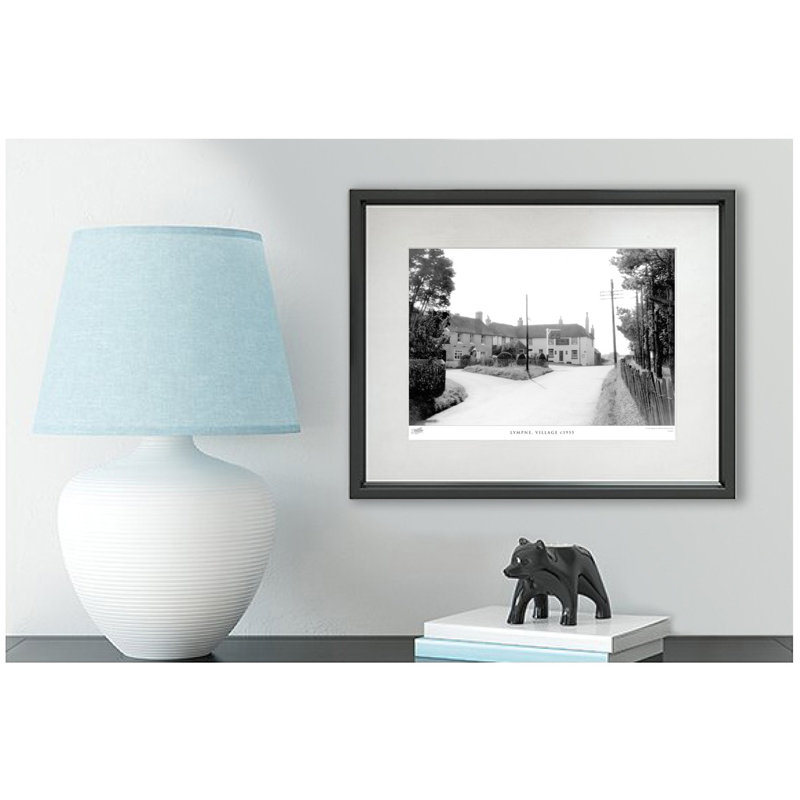 Lympne, Village C1955 by Francis Frith - Single Picture Frame Print, 28cm H x 36cm W x 2.3cm D