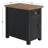 Balsam 25'' Tall Solid Wood End Table with Storage and Built-In Outlets-462235475