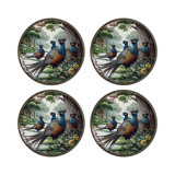 Vegan Leather Round Placemats