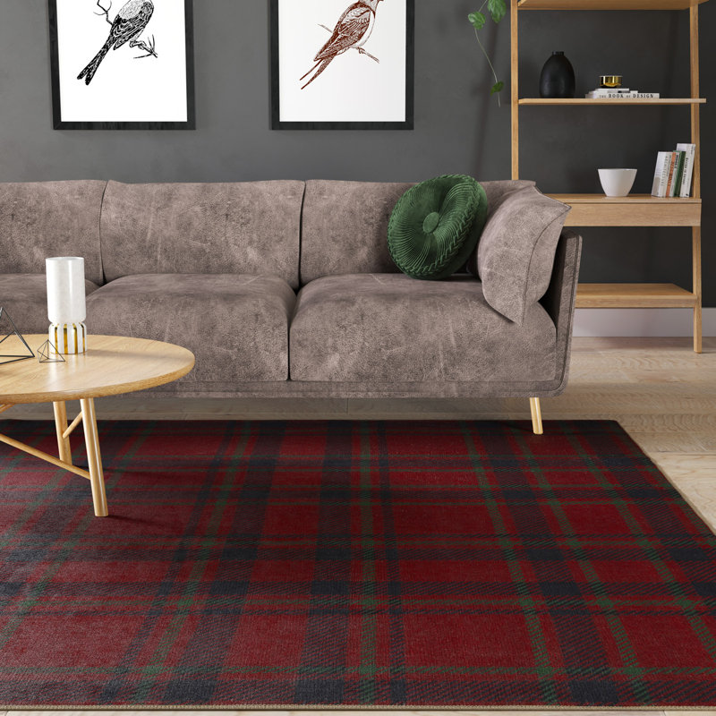 Vintage Look Cotton Flatweave Area Rug, 60cm x 110cm