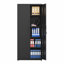 Classeur, armoire de rangement haute avec 2 portes pour la maison et le bureau