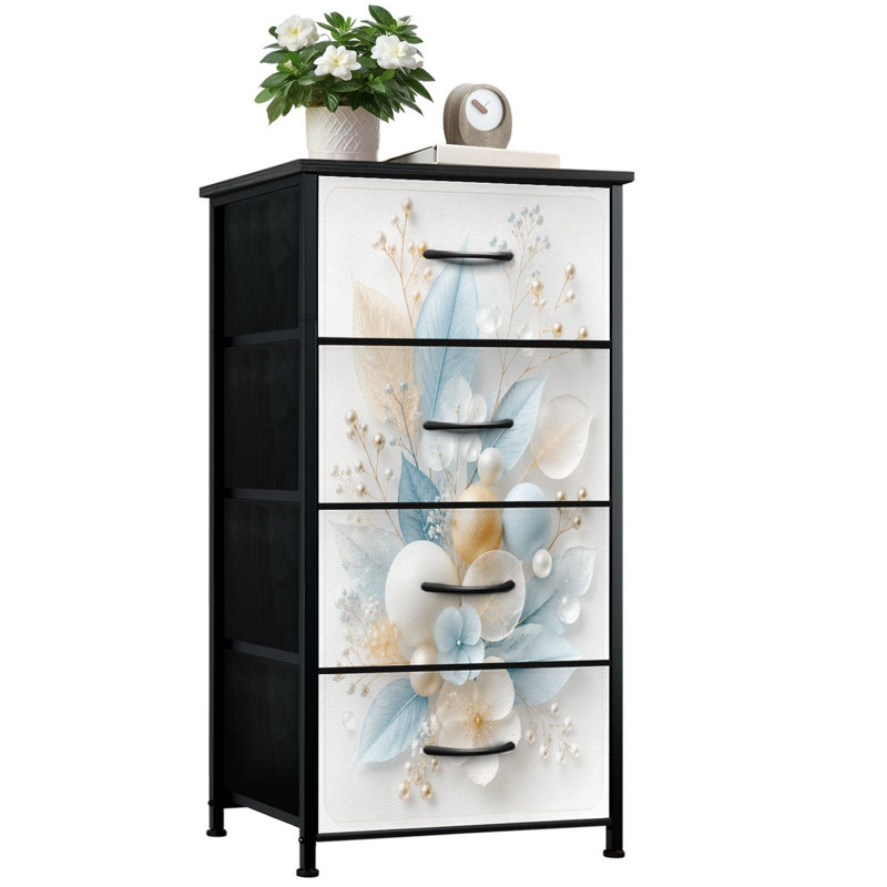 Commode de rangement verticale 4 tiroirs