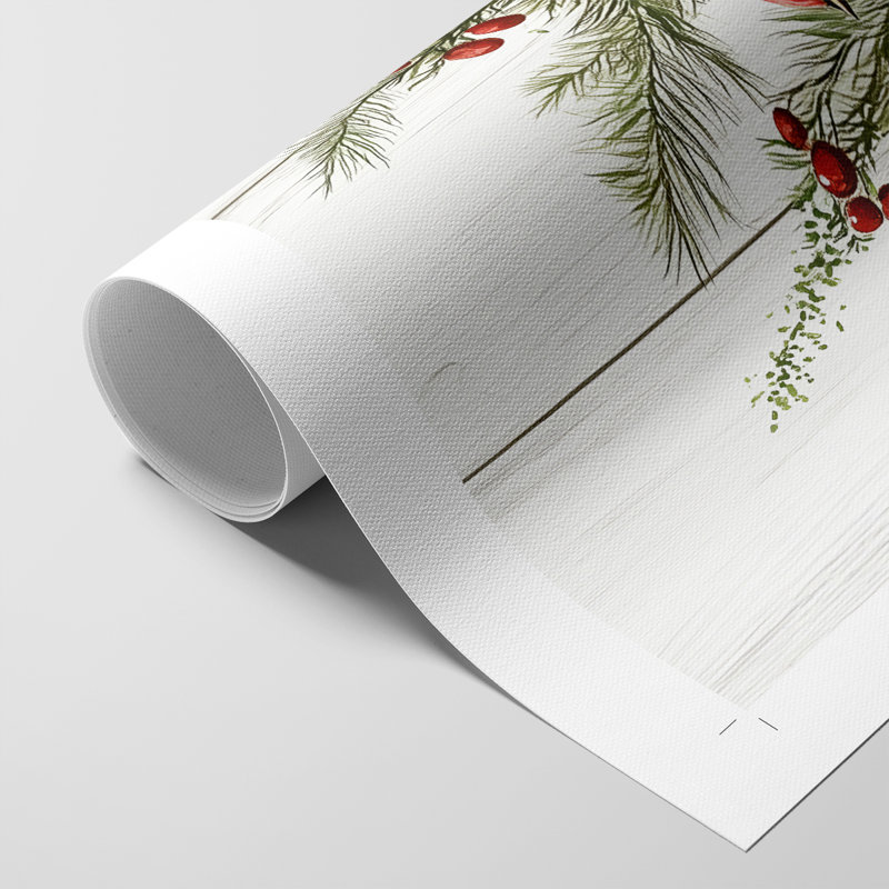 Fêtes de Noël, art Lxxv - impression sur toile seulement - non encadrée