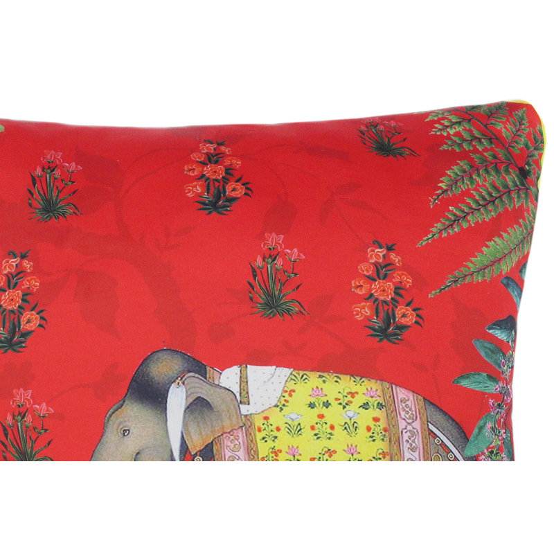 Bohemian Silk Silk Reversible Throw Pillow