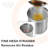 Oggi Prep Stainless Steel Jumbo Grease Can W/ Strainer (3.8 Lt, 4 Qt)