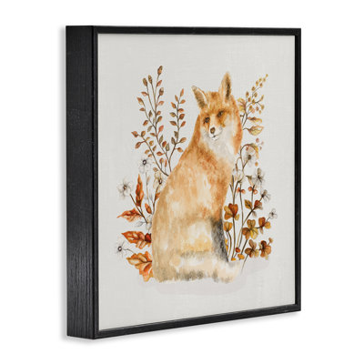 Renard rustique et art botanique par Janice Gaynor