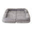 Canapé-lit double convertible pliable, gris-121059982