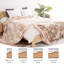 Faux Rabbit Fur Blanket Machine Woven Throw Blanket-122585724-122585712