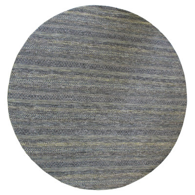 Illusion One-of-a-Kind 7' 11" X 7' 11" New Age Round Area Rug in Brown