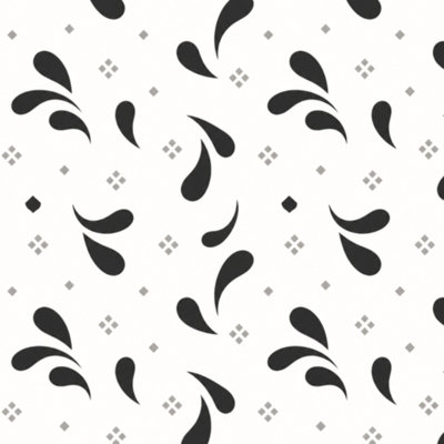 Papier peint auto-adhésif Keffiyeh résistance, culture, noir et blanc, moderne, blanc, l 23,6 po x H 118 po, papier peint amovible pour les chambres de bébé