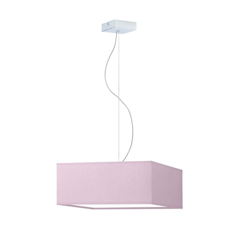 Debarata 1 - Light Square/Rectangle Pendant, White, Light Purple