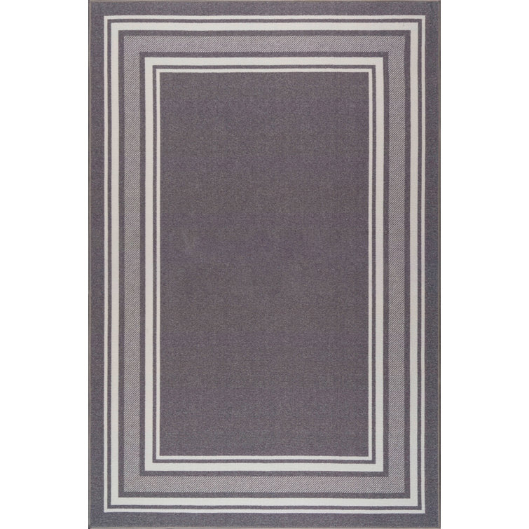 Quinter Gray Non-Slip Area Rug