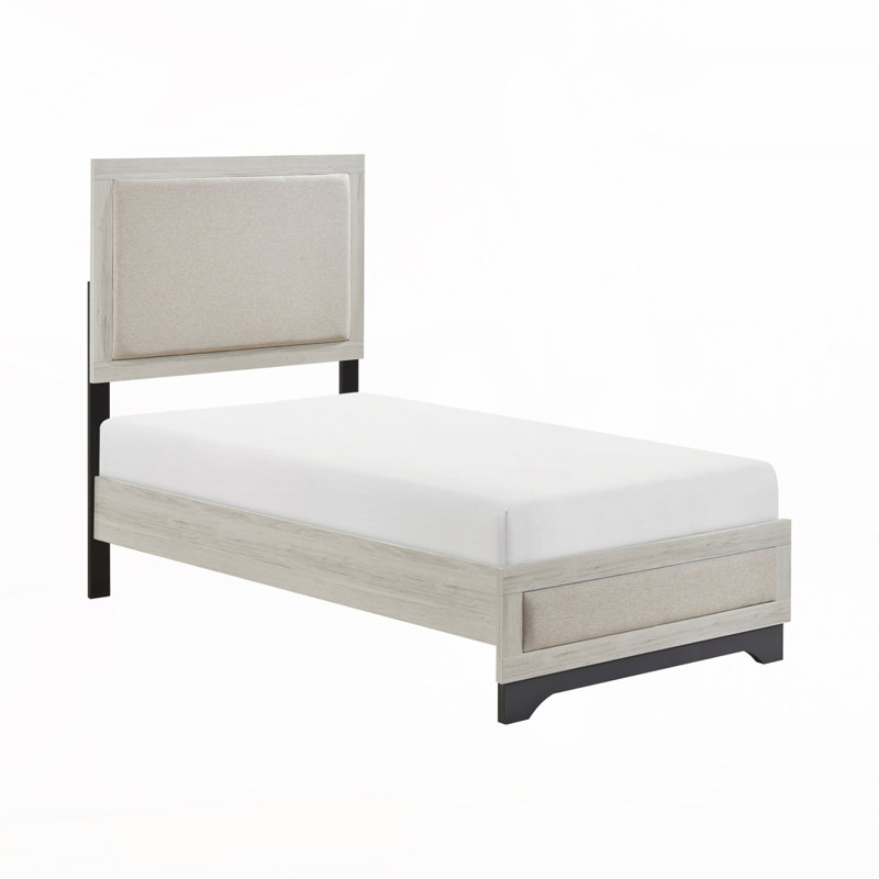 Upholstered Platform Bed, King