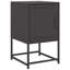 Aujah 36cm W Steel Bedside Table-536426984