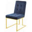 Chaise rembourrée capitonnée (ensemble de 2)-651210197